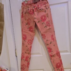 Lucky Floral Pink Women's Jeans